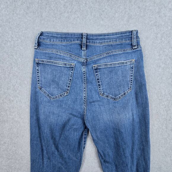 Gap Womens Size 8/29 Tall Curvy True Skinny Jeans Raw Hem - Picture 7 of 16